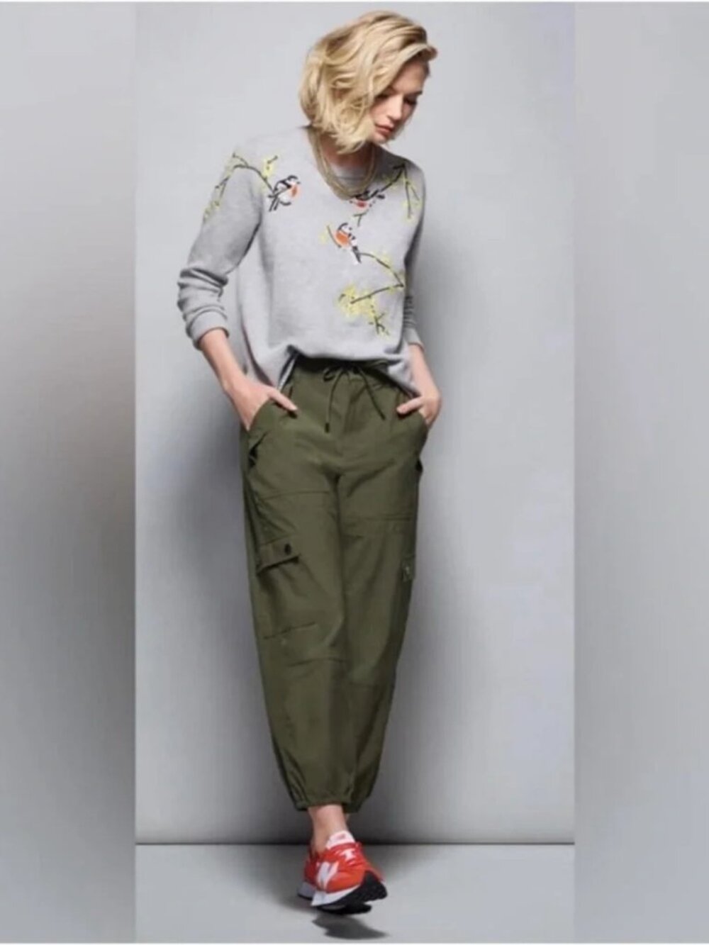 CAbi Quantum Cargo Pant S Jogger Cargo Snap Pocket Drawstring Utility Gorpcore